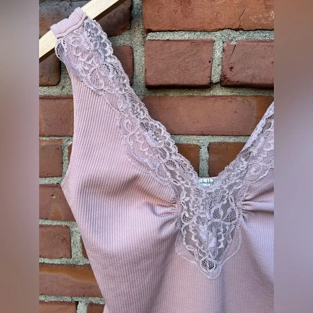 Free People First Call Blush Pink Bodysuit